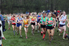Junior girls 2019 New Balance English Schools Cross Country Champs, Temple Newsam, Leeds. Photo:  David T. Hewitson/Sports for All Pics